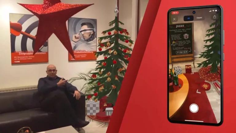 Weihnachtsbaum in Augmented Reality erleben