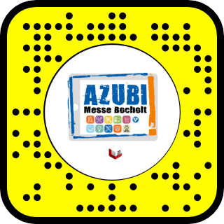 Snapcode zum AR Try-on auf der AZUBI Messe